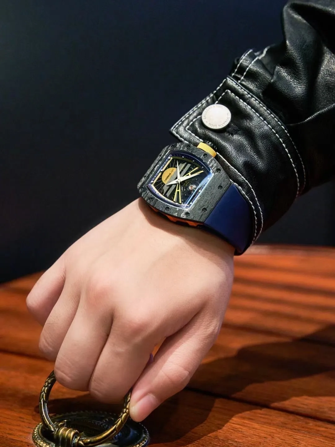 Копия часов CronusArt NTPT Carbon Fiber Watch CM36-001