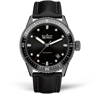 Копия часов Blancpain Fifty Fathoms Bathyscaphe 5000-0130-B52A