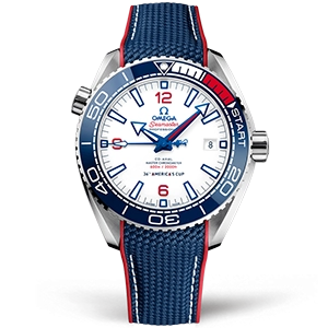 Копия часов Omega Planet Ocean 600M Co‑Axial Master Chronometer America’s Cup 43,5mm 215.32.43.21.04.001