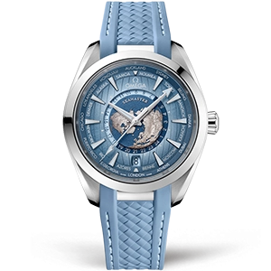 Копия часов Omega Seamaster Aqua Terra Co-axial Master Chronometer GMT Worldtimer 43mm 220.12.43.22.03.002