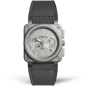 Копия часов Bell & Ross BR 03-94 Chronograph Horolum BR0394-GR-ST/SCA