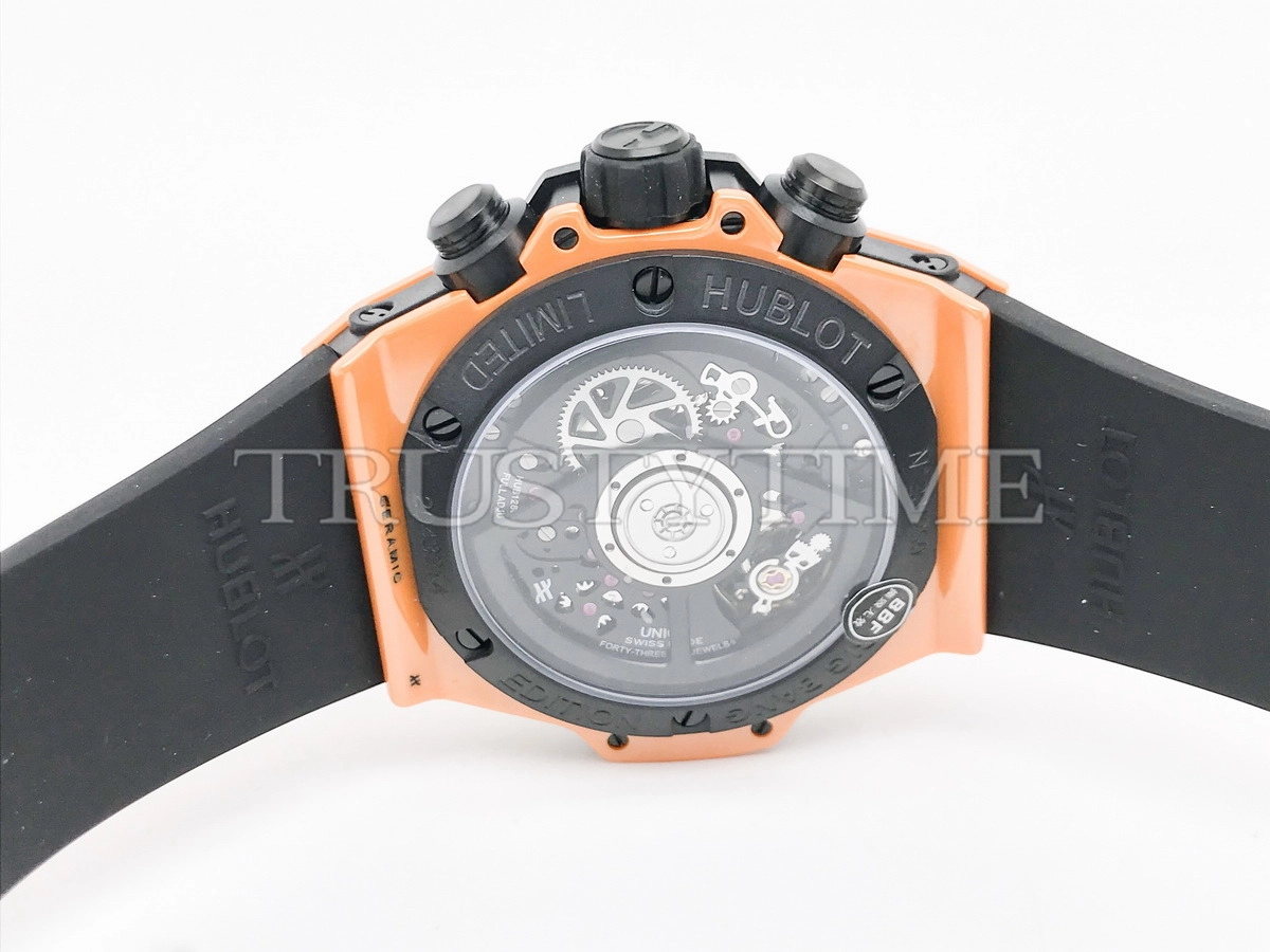 Копия часов Hublot Big Bang Unico Orange Ceramic 42mm 441.CU.5910.RX