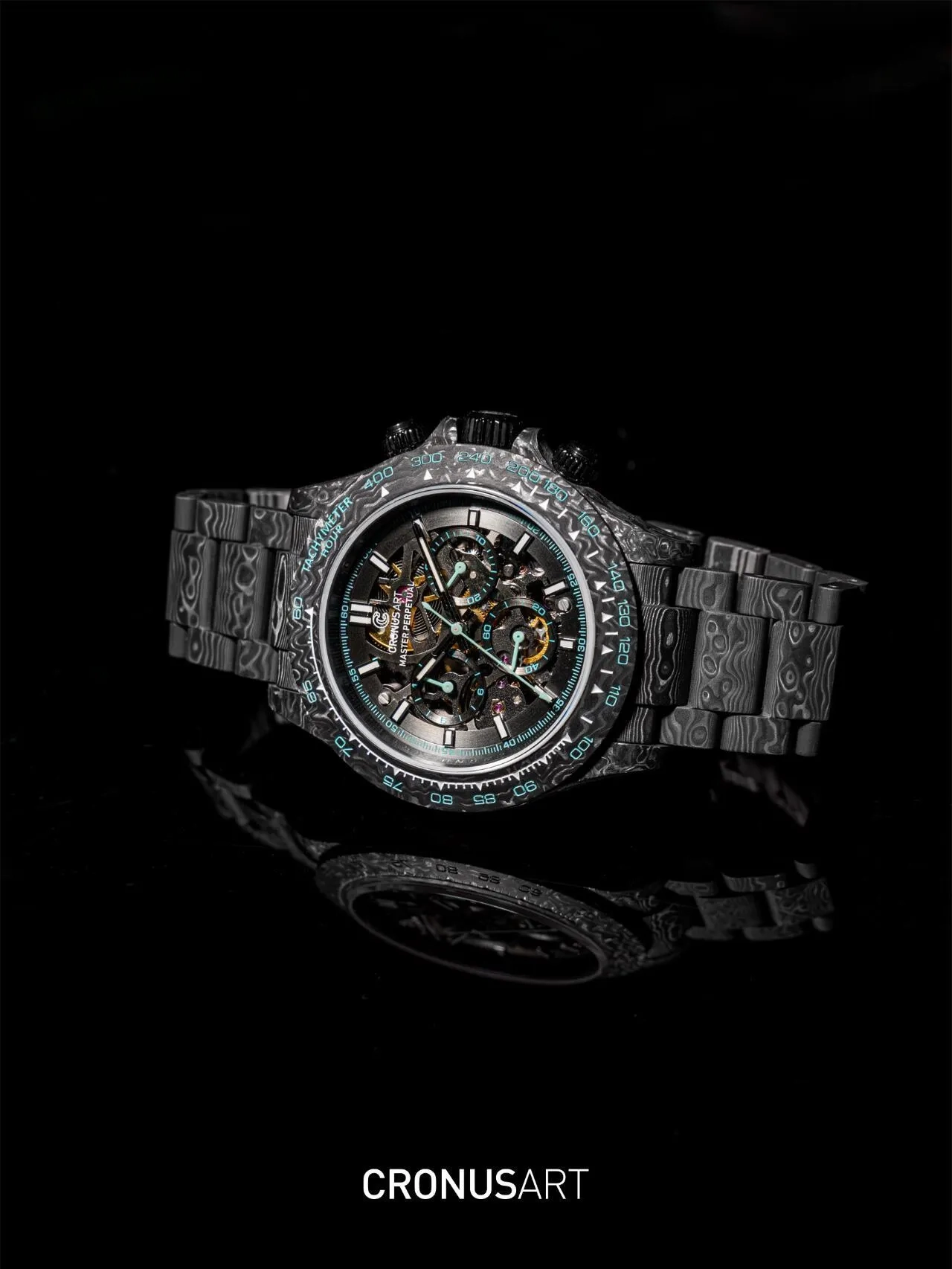 Копия часов CronusArt NTPT Carbon Fiber Watch Limited edition CM016-027