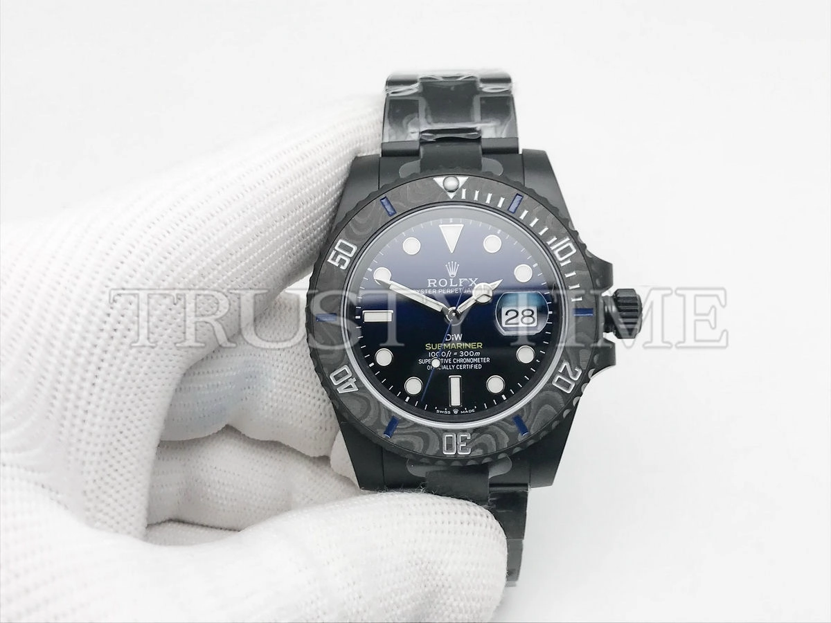 Копия часов Rolex Submariner DiW 41mm Parakeet