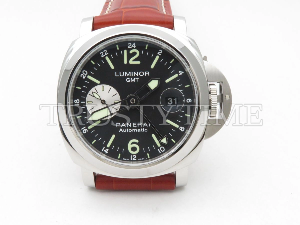 Копия часов Panerai Luminor GMT Automatic Acciaio 44mm PAM00088