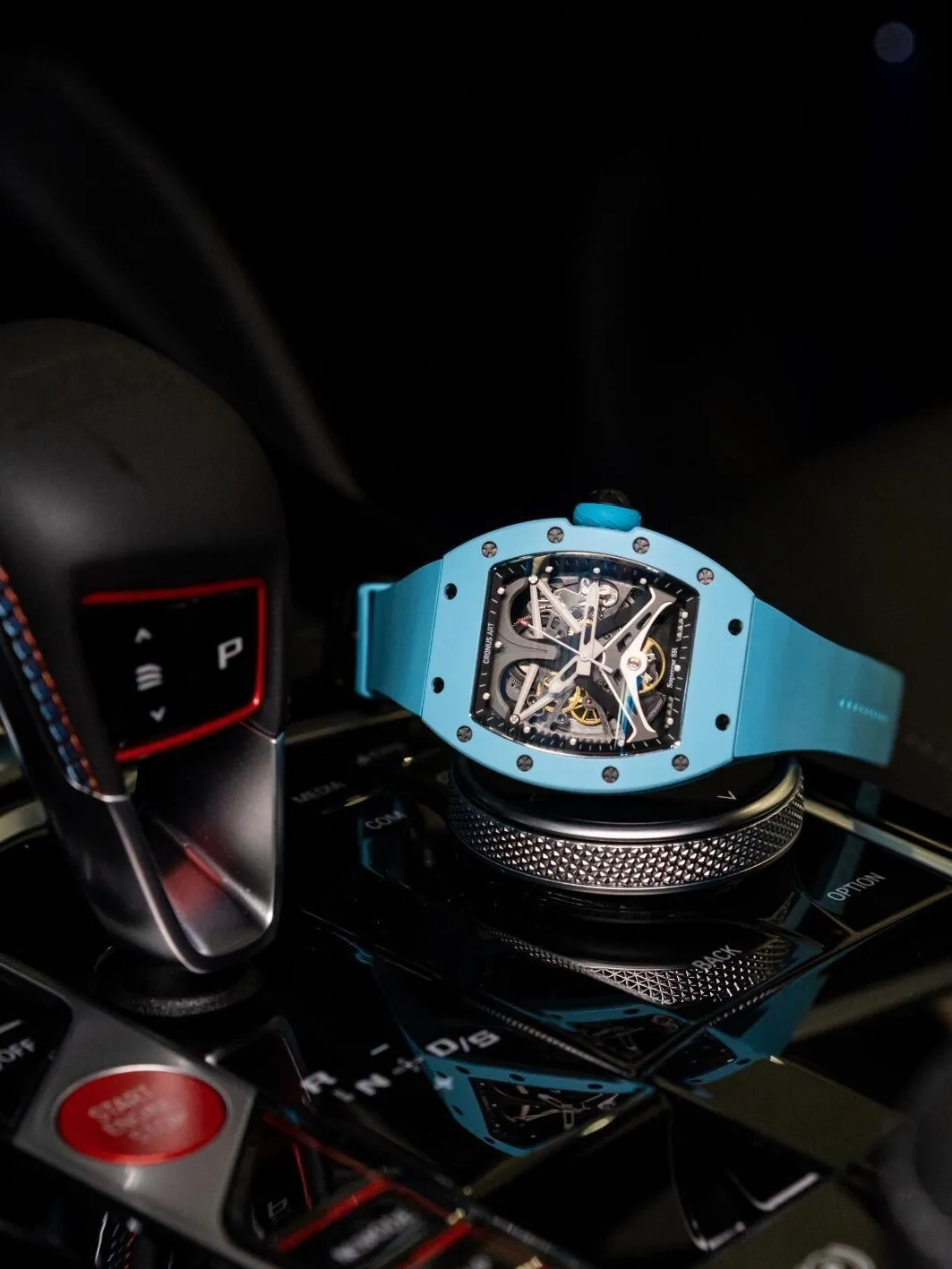 Копия часов CronusArt Carbon Watch CM09-017