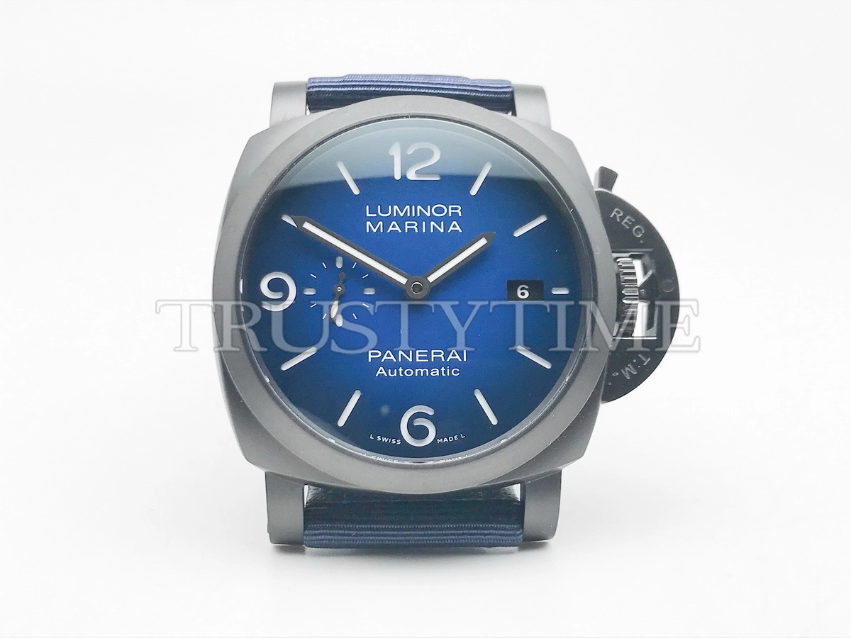 Копия часов Panerai Luminor Marina Steel DLC - Milan 44mm PAM02319