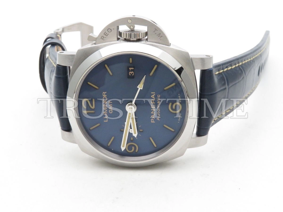 Копия часов Panerai Luminor 1950 3 Days GMT Automatic 44mm PAM01033