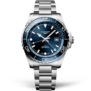Копия часов Longines HydroConquest GMT 43 L3.890.4.96.6