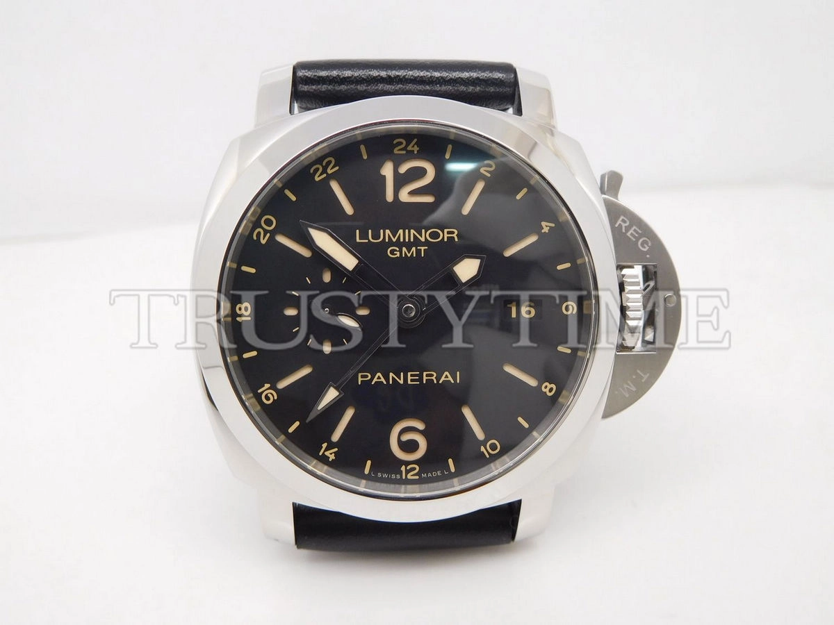 Копия часов Panerai Luminor 1950 3 Days GMT 24h Automatic Acciaio 44mm PAM00531