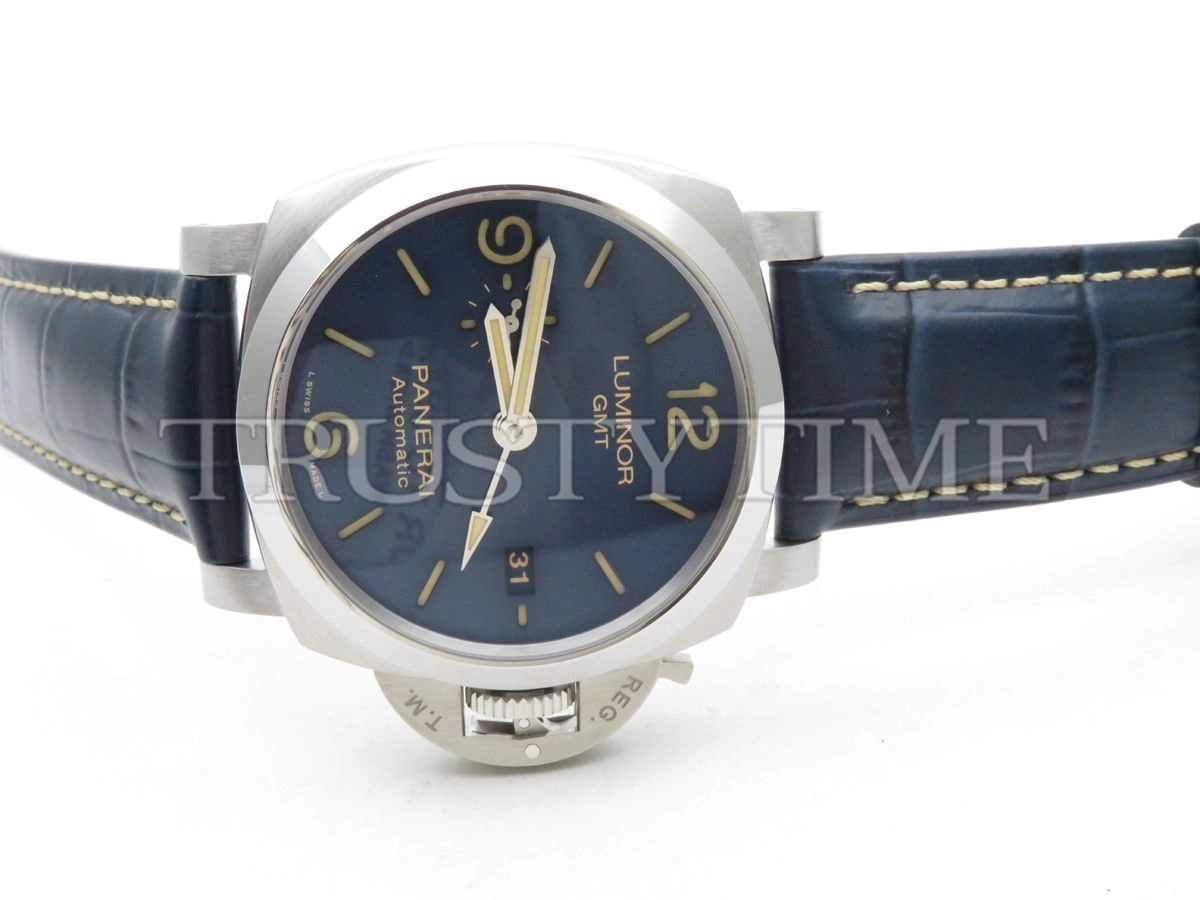 Копия часов Panerai Luminor 1950 3 Days GMT Automatic 44mm PAM01033