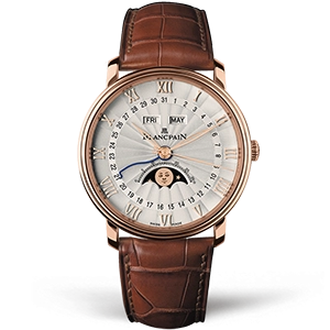Копия часов Blancpain Villeret Quantième Complet Demi-Savonette 6664-3642-55B