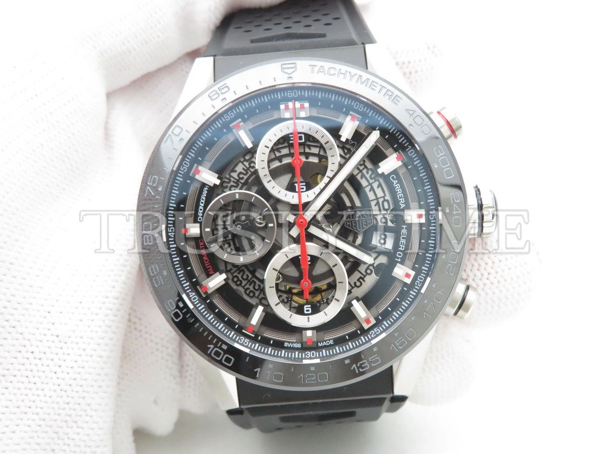 Копия часов Tag Heuer Carrera Calibre Heuer 01 43mm CAR201V.FT6046