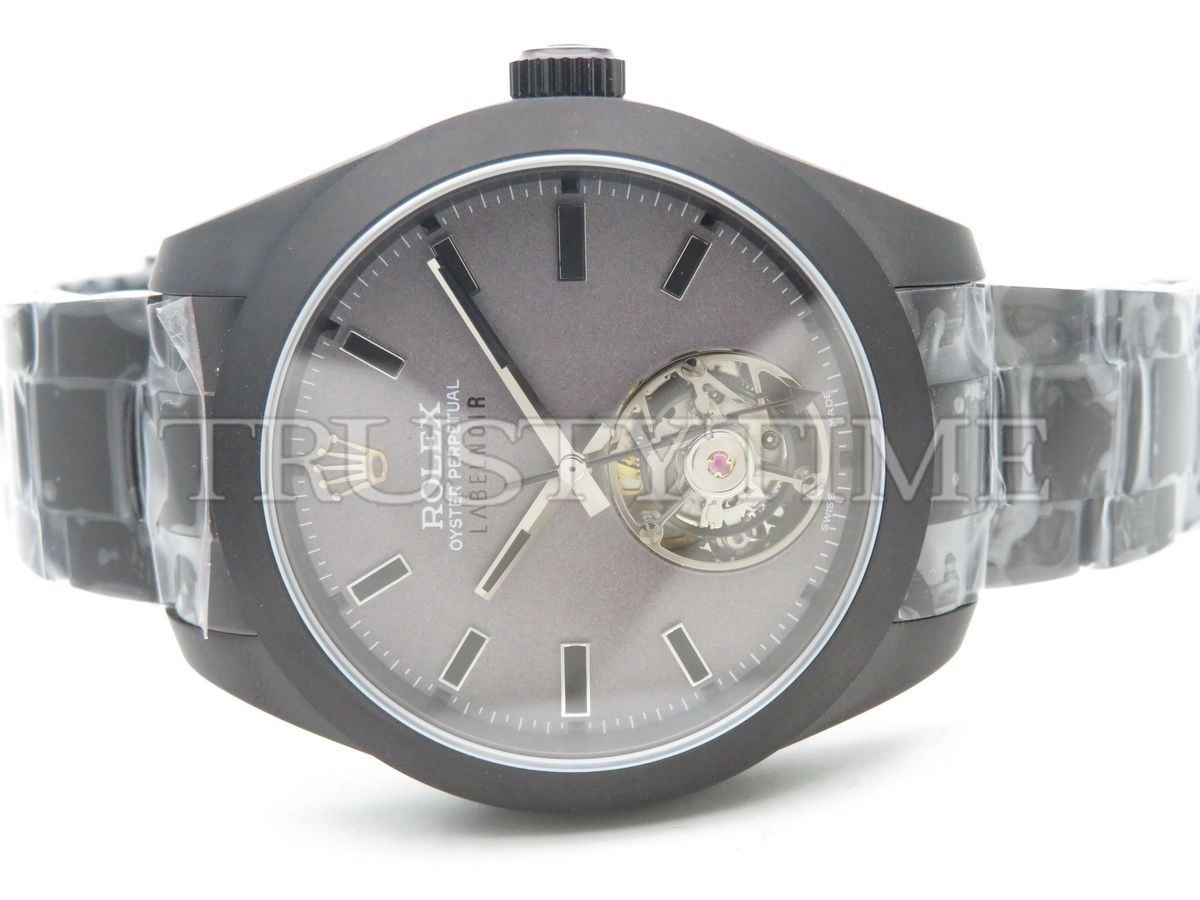 Копия часов Rolex Milgauss Label Noir Tourbillon 43mm