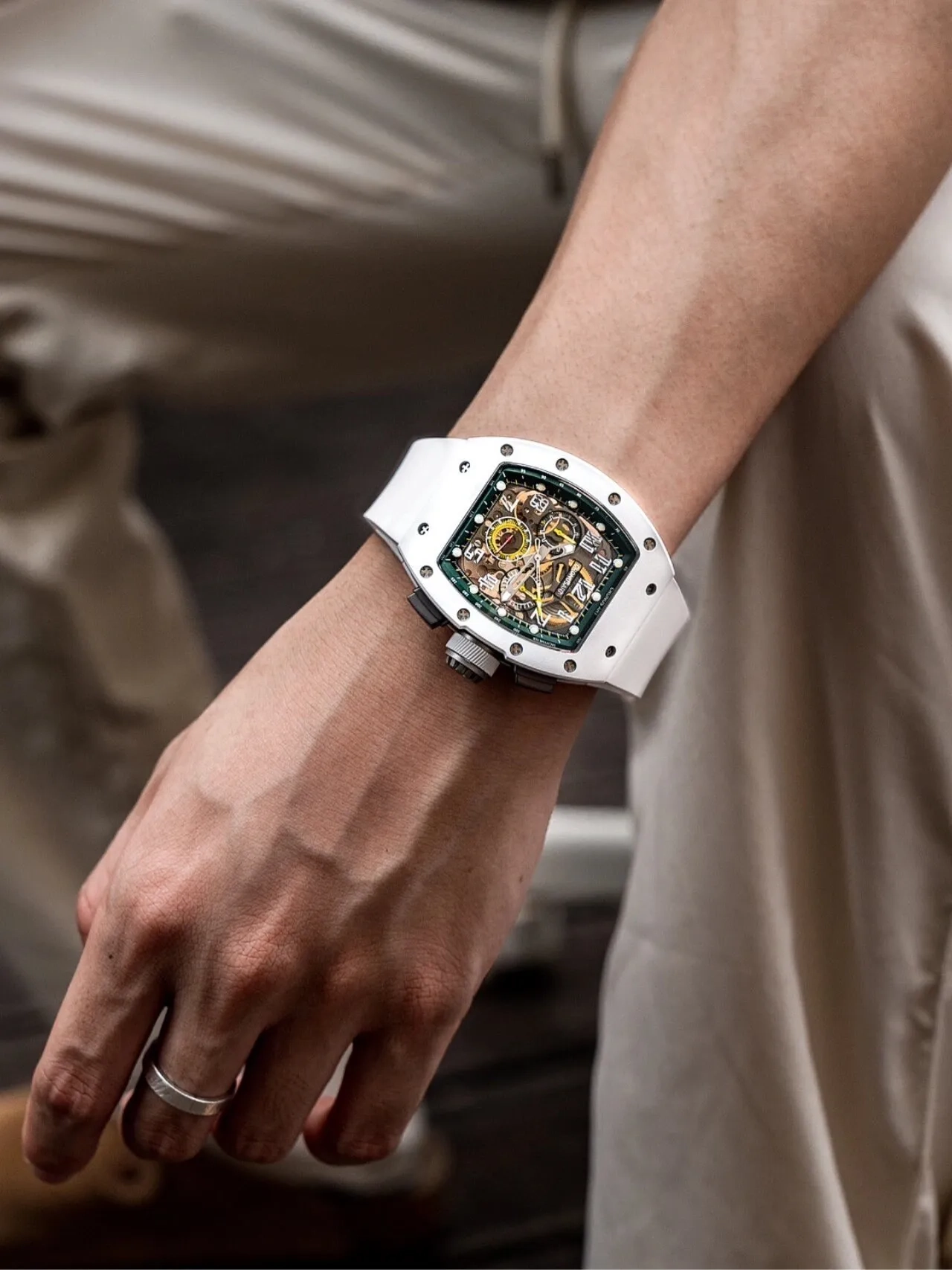 Копия часов CronusArt Carbon Watch CM09-013