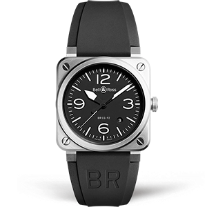 Копия часов Bell & Ross BR 03-92 Black Steel BR0392-BLC-ST
