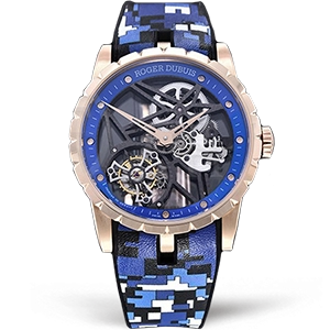 Копия часов Roger Dubuis Excalibur Skeleton Flying Tourbillon