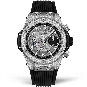 Копия часов Hublot Big Bang Unico Titanium Pavé 42mm 441.NX.1171.RX.1704