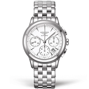 Копия часов Longines Elegance Flagship Chronograph 39mm L4.803.4.12.6