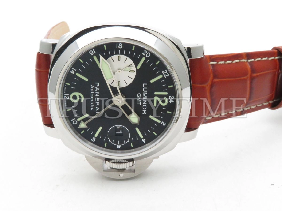 Копия часов Panerai Luminor GMT Automatic Acciaio 44mm PAM00088
