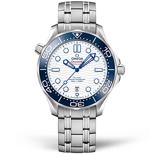 Копия часов Omega Seamaster Diver 300m Master Co-Axial Tokyo Olympics 42mm 522.30.42.20.04.001