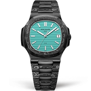 Копия часов Patek Philippe Nautilus DiW The Black Grail Celeste Carbon