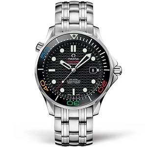Копия часов Omega Seamaster Diver 300m Co-Axial Chronometer Limited Edition "Rio 2016" 41mm 522.30.41.20.01.001