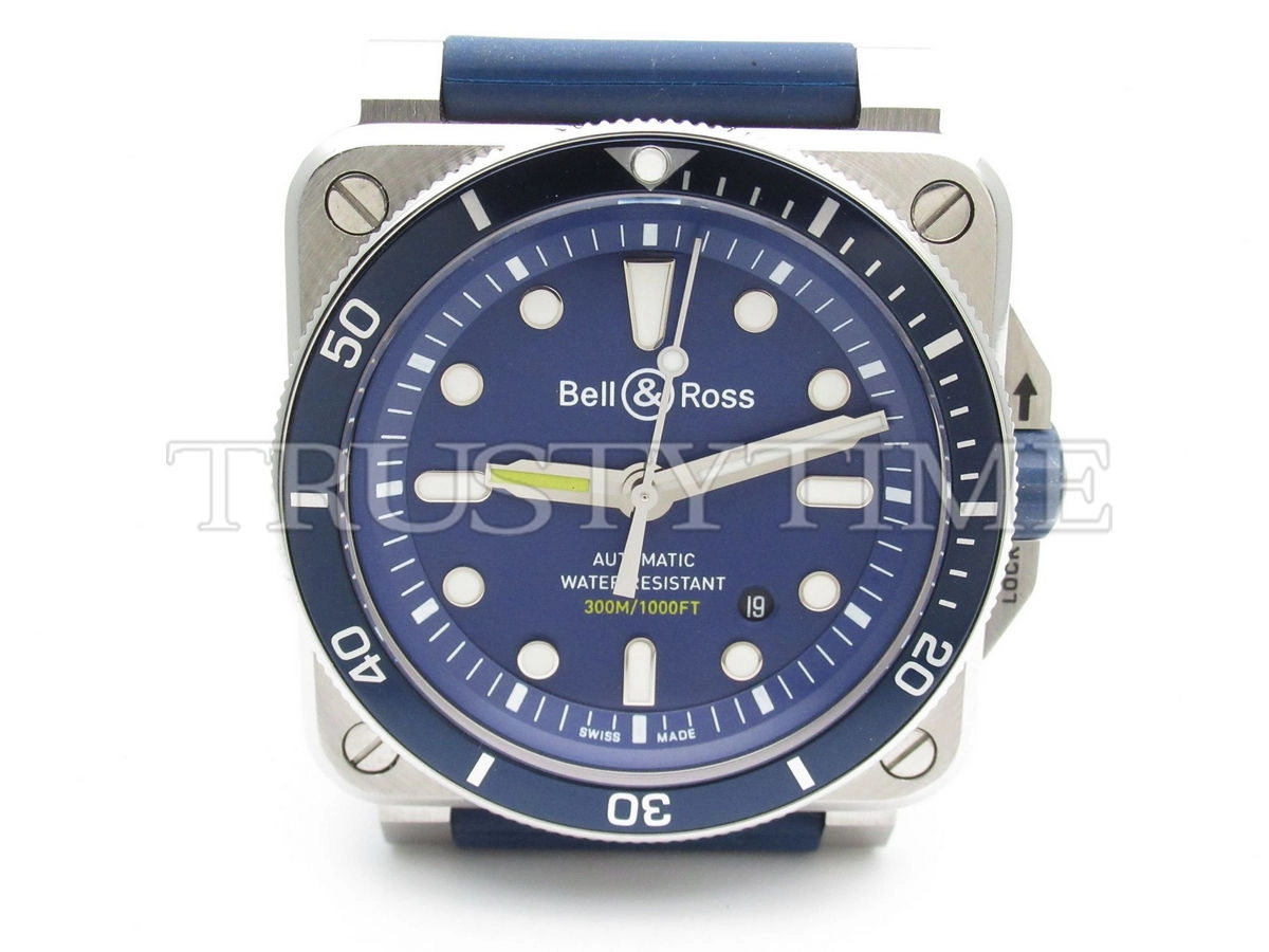 Копия часов Bell & Ross BR 03-92 Diver Blue BR0392-D-BU-ST/SRB