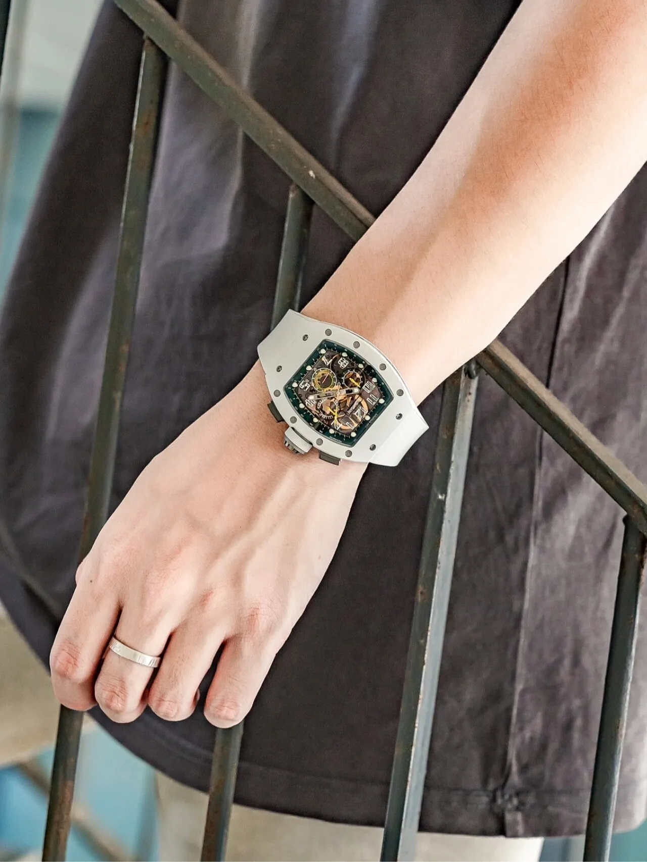 Копия часов CronusArt Carbon Watch CM09-013