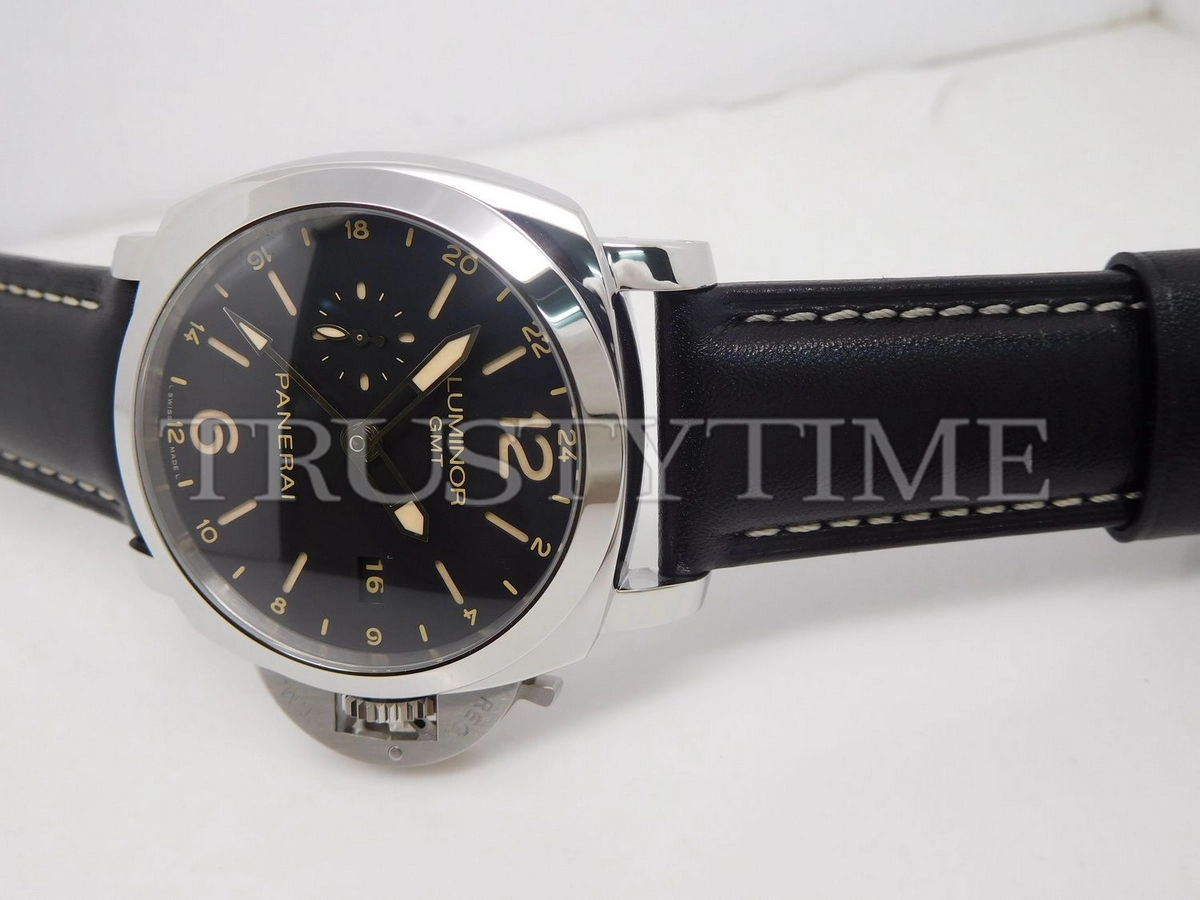 Копия часов Panerai Luminor 1950 3 Days GMT 24h Automatic Acciaio 44mm PAM00531