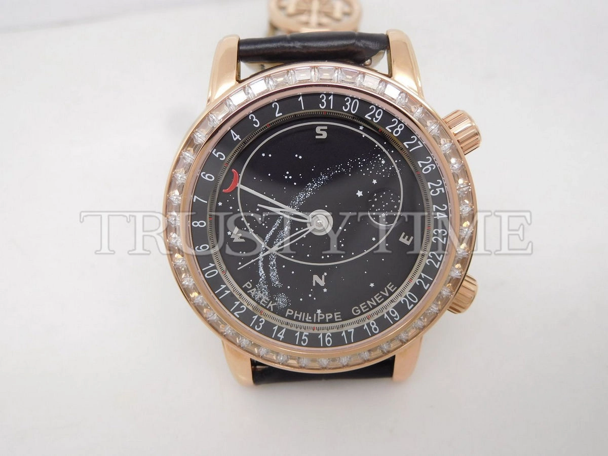 Копия часов Patek Philippe Grand Complications Celestial Sky Moon 44mm 6104R-001
