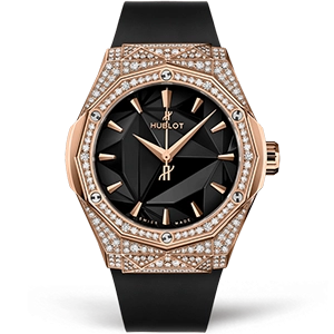 Копия часов Hublot Classic Fusion Orlinski King Gold Alternative Pave 40mm 550.OS.1800.RX.1604.ORL19