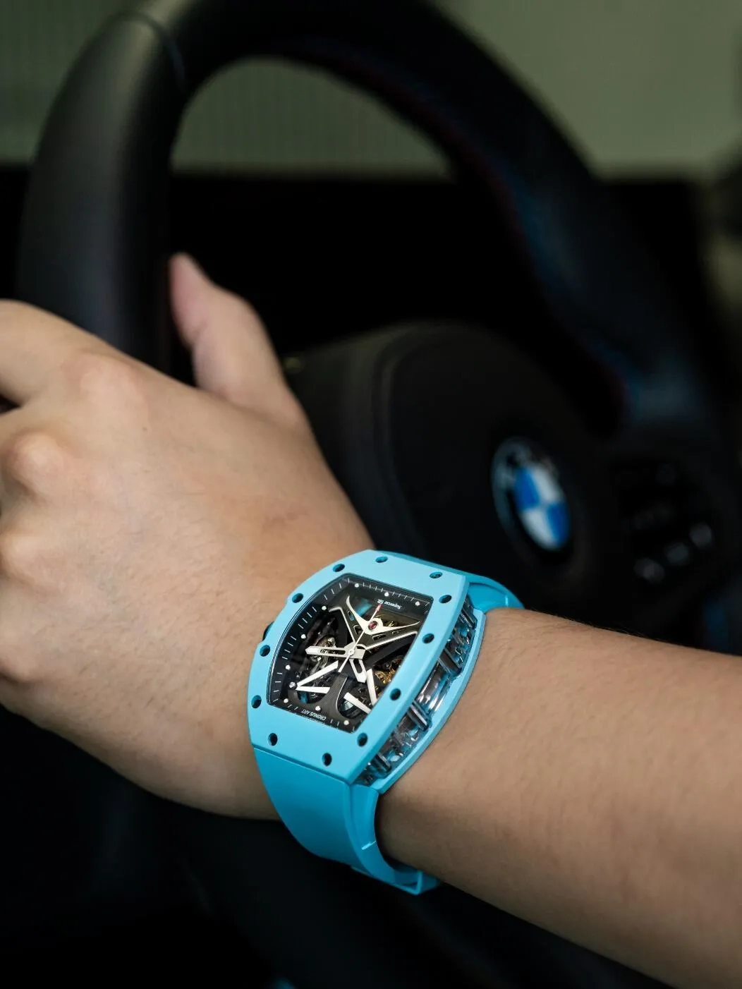 Копия часов CronusArt Carbon Watch CM09-017
