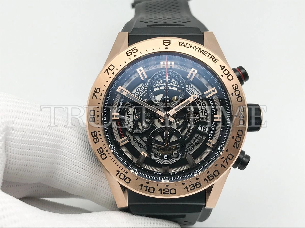 Копия часов Tag Heuer Carrera Calibre HEUER 01 45mm CAR2A5B.FT6044