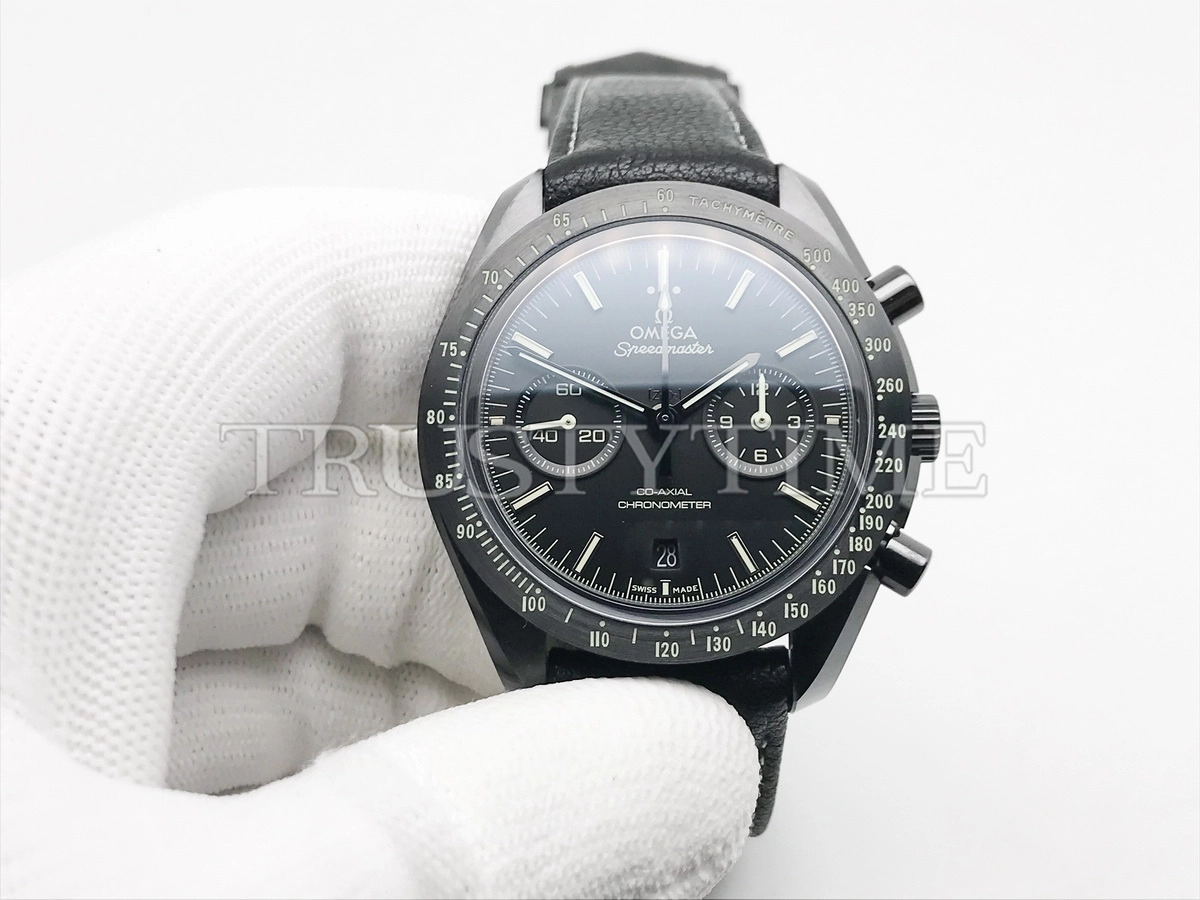 Копия часов Omega Speedmaster Moonwatch Co-Axial Chronograph Pitch Black 44mm 311.92.44.51.01.004
