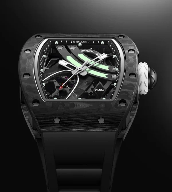 Копия часов CronusArt NTPT Carbon Fiber Watch CM06-B