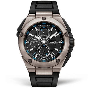 Копия часов IWC Ingenieur Double Chronograph Titanium 45mm IW386503