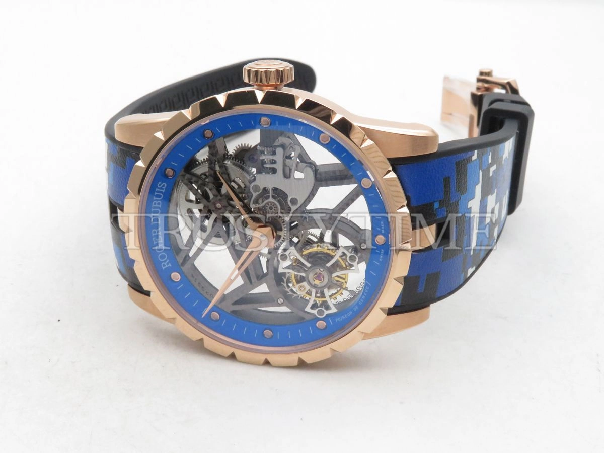 Копия часов Roger Dubuis Excalibur Skeleton Flying Tourbillon