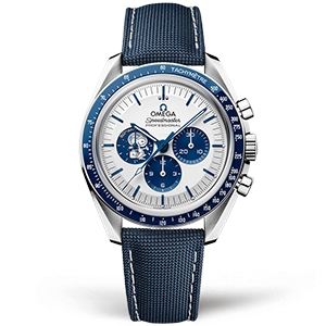 Копия часов Omega Speedmaster Anniversary Series Silver Snoopy Award 42mm 310.32.42.50.02.001