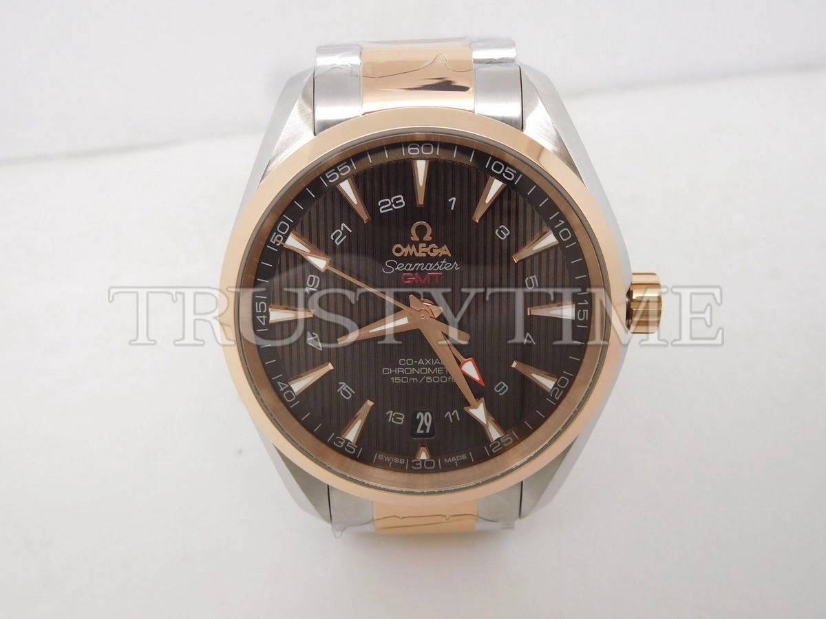 Копия часов Omega Seamaster Aqua Terra 150m Co-Axial Gmt 43mm 231.20.43.22.06.003