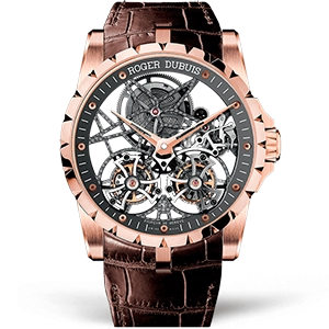 Копия часов Roger Dubuis Excalibur Double Flying Tourbillon 45mm RDDBEX0395