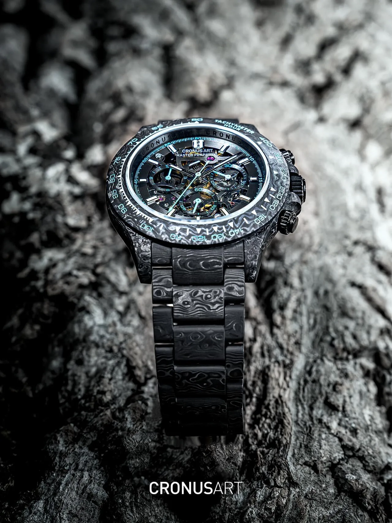 Копия часов CronusArt NTPT Carbon Fiber Watch Limited edition CM016-027