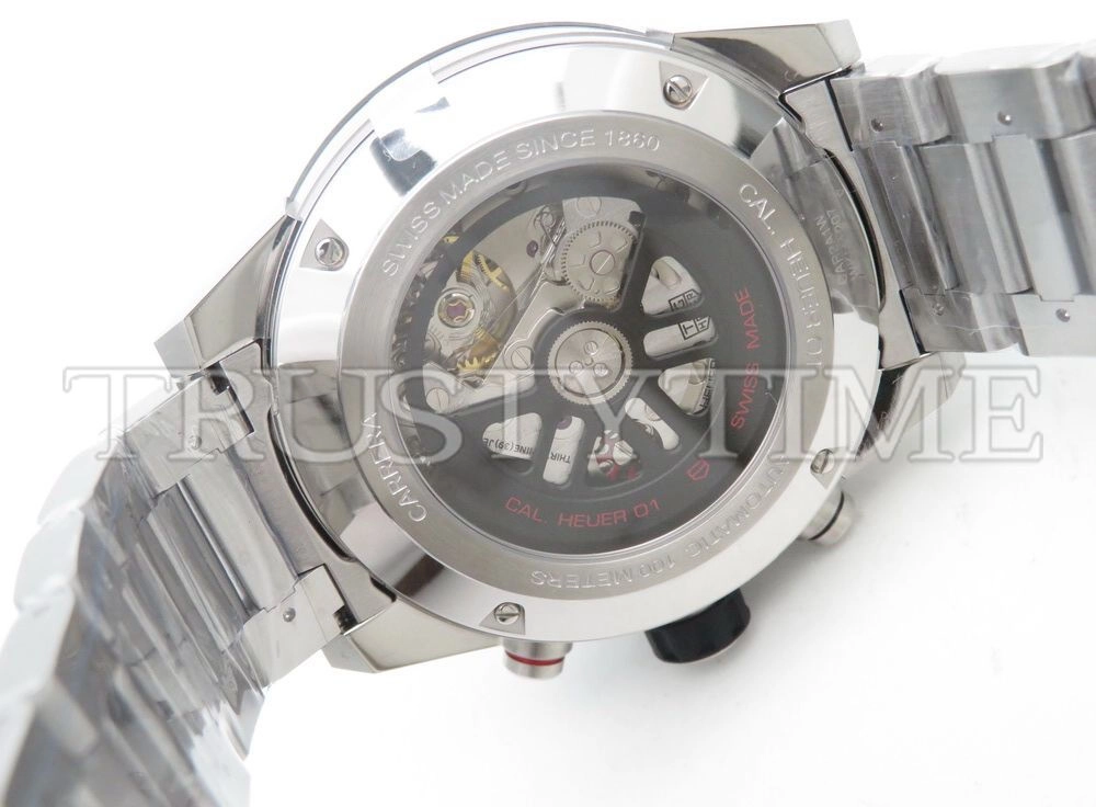 Копия часов Tag Heuer Carrera Calibre HEUER 01 Chronograph 45mm CAR2A1W.BA0703