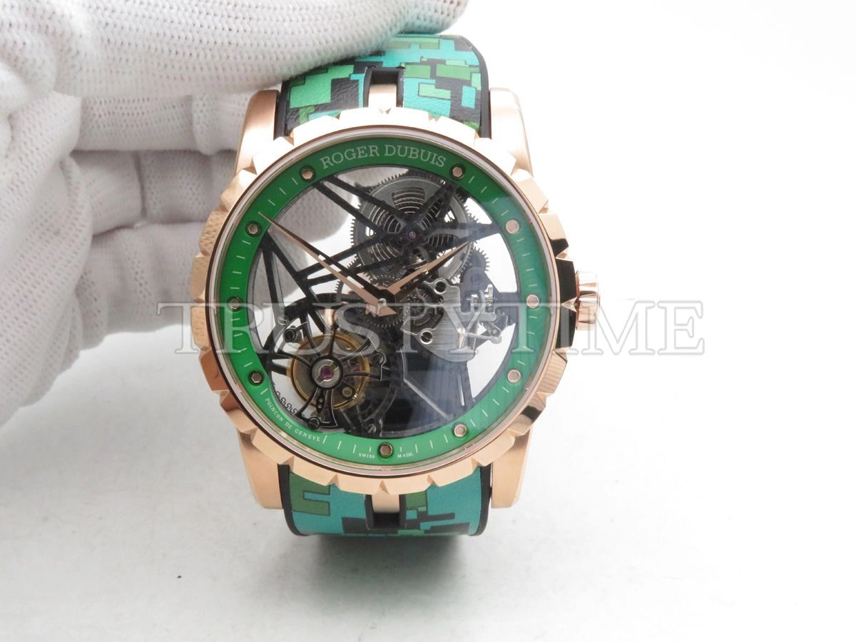 Копия часов Roger Dubuis Excalibur Skeleton Flying Tourbillon