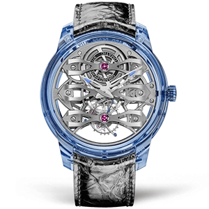 Копия часов Girard Perregaux Quasar Azure Tourbillon With Three Bridges 99295-43-002-UA2A