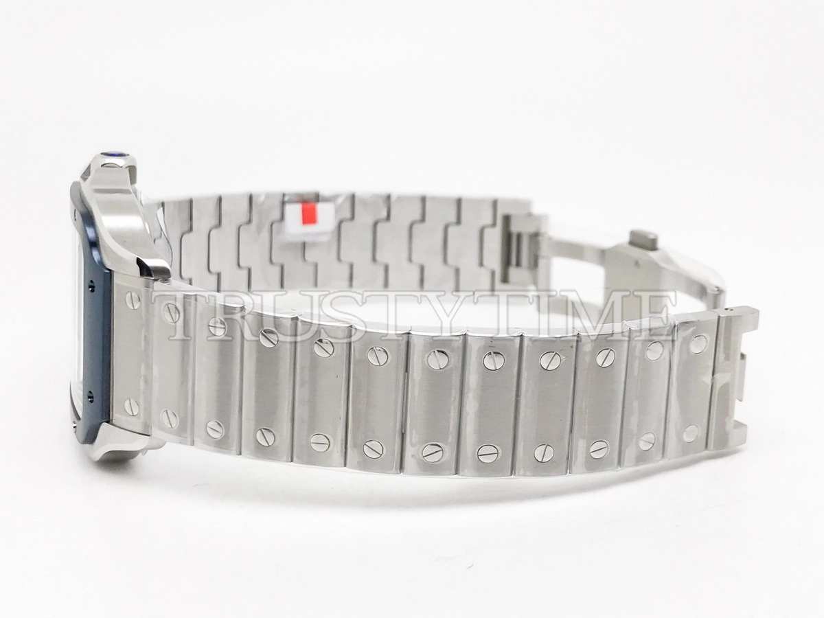 Копия часов Cartier Santos de Cartier Large Skeleton 40mm WHSA0026