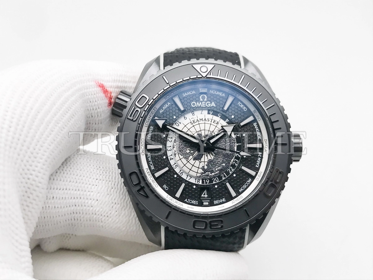 Копия часов Omega Seamaster Planet Ocean 600M Black Ceramic 45.5mm 215.92.46.22.01.007