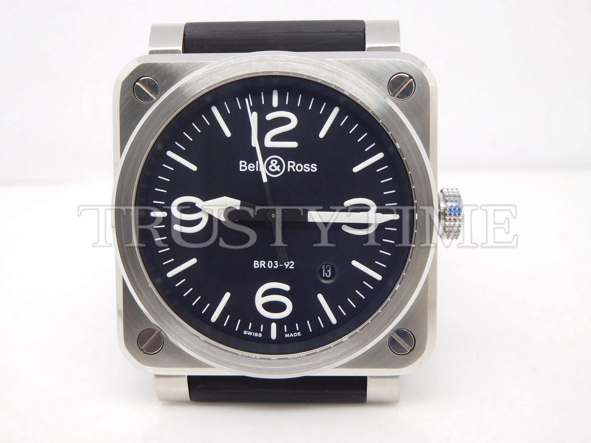 Копия часов Bell & Ross BR 03-92 Black Steel BR0392-BLC-ST