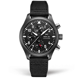 Копия часов IWC Pilot's Watch Chronograph Top Gun 44mm IW389101