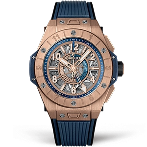 Копия часов Hublot Big Bang Unico GMT King Gold 45mm 471.OX.7128.RX